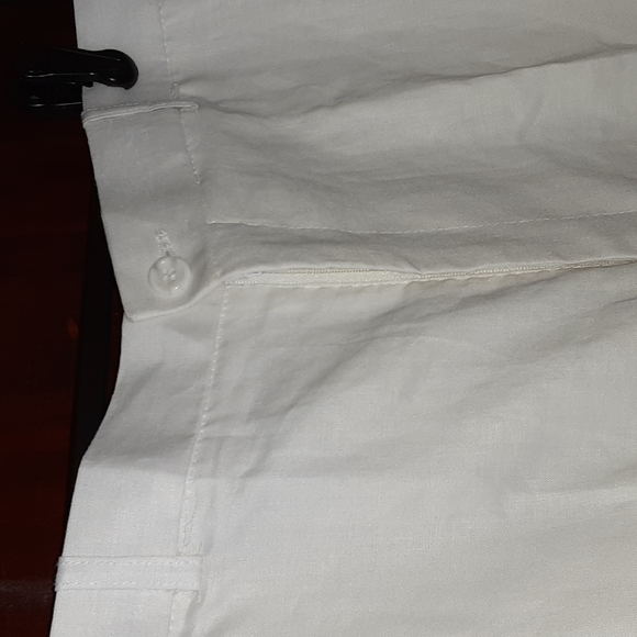 Luccessa by Phita 44/38 100% linen cargo pants great quality NWT - Picture 2 of 7